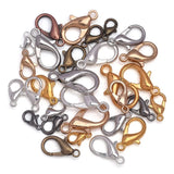 50Pcs 10-21mm 7 Colors Jewelry Findings Alloy Lobster Clasp Hooks For DIY