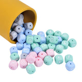50Pcs 12mm Silicone Alphabet Letter Beads for Personalized Name Necklace