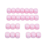 50Pcs 12mm Silicone Alphabet Letter Beads for Personalized Name Necklace