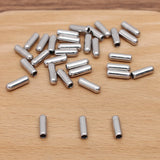 50Pcs 12x4mm Brooch Pins Brass Rubber Stopper End Caps for Jewelry Making