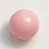 50Pcs 14/16mm Acrylic Round Spacer Beads DIY Craft Supplies