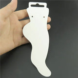 50Pcs 155mm Paper Foot Chain Anklet Display Hanging Holder Card Tag Jewelry