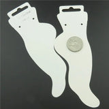 50Pcs 155mm Paper Foot Chain Anklet Display Hanging Holder Card Tag Jewelry
