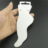 50Pcs 155mm Paper Foot Chain Anklet Display Hanging Holder Card Tag Jewelry