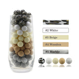 50Pcs 15mm Silicone Round Teething Beads DIY Pacifier Chain Chewable Nursing