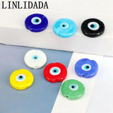 50Pcs Colorful Lampwork Glass Beads DIY Bracelet Accessory