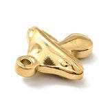 50Pcs 201 SS Mushroom Charms Pendants DIY Earrings Necklaces 13x12x3.5mm