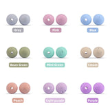 50Pcs 20mm Silicone Beads Teething Chewable DIY Pacifier Chain Baby Teether