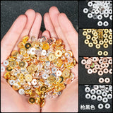 50Pcs Copper Flat Round Spacers Beads DIY Jewelry Making Bracelets Accessories