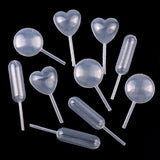 50Pcs 4ML Plastic Pipettes Disposable for Silicone Mold UV Epoxy Resin Craft