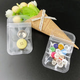 50Pcs Mini Zip Lock PP Bag - Small Metal Parts Protective Bag