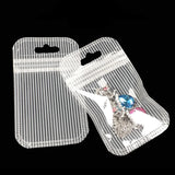 50Pcs Mini Zip Lock PP Bag - Small Metal Parts Protective Bag