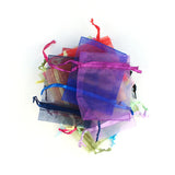 50Pcs Colorful Organza Gift Bags Wedding Candy Pouch Jewelry Packaging Display