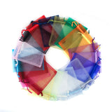 50Pcs Colorful Organza Gift Bags Wedding Candy Pouch Jewelry Packaging Display