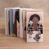50Pcs Girl Pattern Earring Card Jewelry Display Packaging Cards Tags