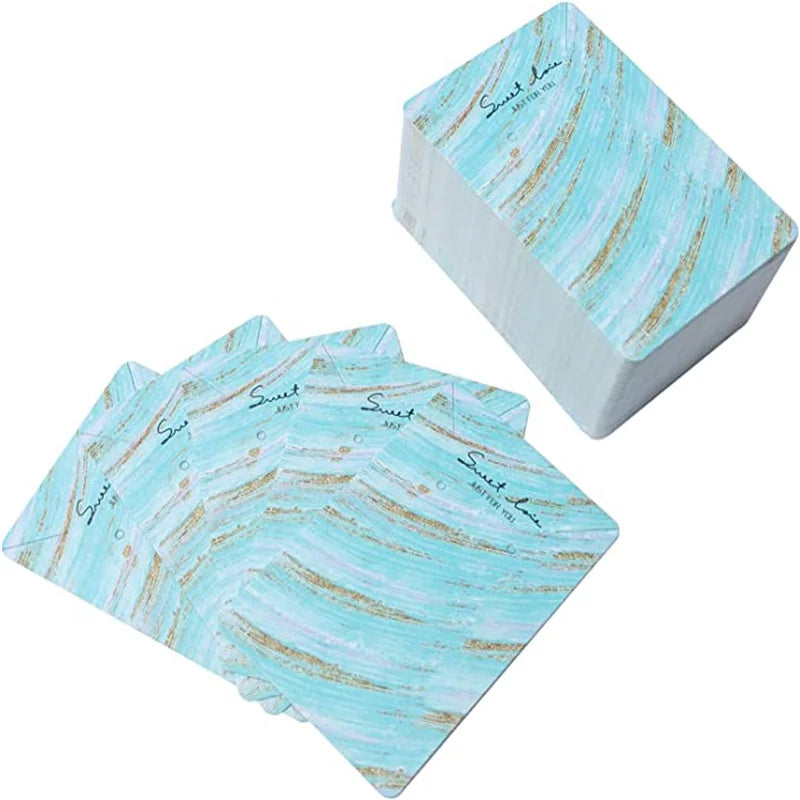 50Pcs 6x9cm Jewelry Packaging Portable Paper For DIY Earrings Cards Necklaces
