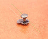 50Pcs Antique Silver Biker Bomb Rivet Leathercraft Fastener