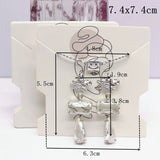 50Pcs Vintage Girl/Cactus Jewelry Display Packaging Card