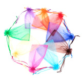 50Pcs Small Wedding Candy Organza Gift Bag Drawstring Pouch