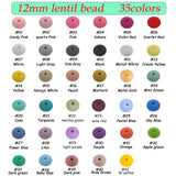 50Pcs Silicone Round Beads for Jewelry Making DIY