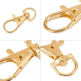 50Pcs Aluminum Swivel Lobster Claw Clasps Snap Hook 35x13mm