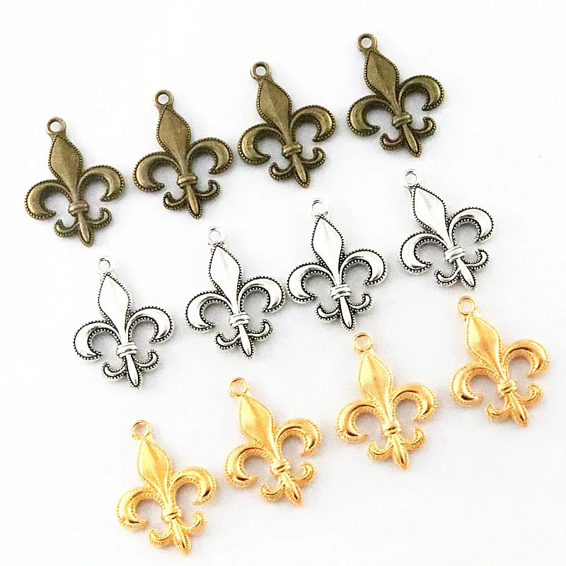 50Pcs Antique Silver Anchor Charms Pendant Vintage Jewelry DIY 20*28MM