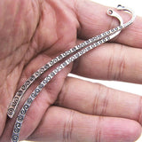 50Pcs Antique Silver Marques de Page Spiral Pattern Bookmarks 85mm