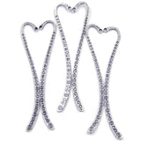50Pcs Antique Silver Marques de Page Spiral Pattern Bookmarks 85mm