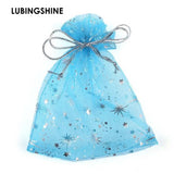 50pcs High Star Organza Bags 9x12cm Gift Pouches for Jewelry Packaging