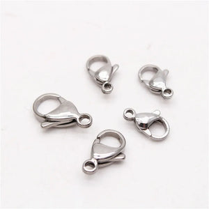 50Pcs Stainless Steel Lobster Clasp Plating Clasp