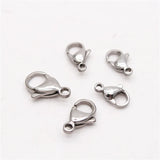 50Pcs Stainless Steel Lobster Clasp Plating Clasp