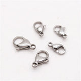50Pcs Stainless Steel Lobster Clasp Plating Clasp
