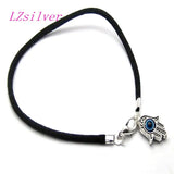 50Pcs Eye Bead Hamsa Hand Charms Good Luck Bracelets