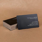 50Pcs Sublimation Metal Name Card DIY Business Cards