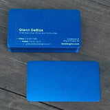50Pcs Sublimation Metal Name Card DIY Business Cards