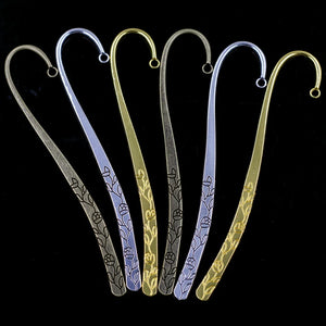 50Pcs Rose Flower Bookmarks School Office Stationery Supply DIY Finding