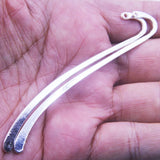 50Pcs Metal Silver Plated Bookmarks for Jewelry Making