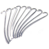 50Pcs Metal Silver Plated Bookmarks for Jewelry Making