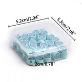 50Pcs Cartoon Animal Polymer Clay Beads Round Loose Beads For Jewelry Making DIY