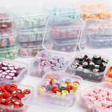 50Pcs Cartoon Animal Polymer Clay Beads Round Loose Beads For Jewelry Making DIY