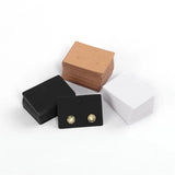50Pcs Cardboard Earring Cards for Ear Studs Retro Jewelry Display Holder