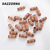 50Pcs Striped Pattern Acrylic Beads for DIY Necklace Bracelet