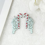 50 Christmas Charms Crutch Champagne Candles Cup Ornaments Acrylic Findings