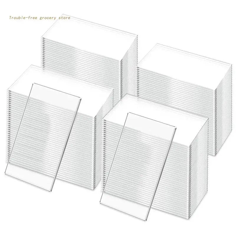 50Pcs Clear Acrylic Place Cards for Wedding Guest Names