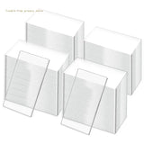 50Pcs Clear Acrylic Place Cards for Wedding Guest Names