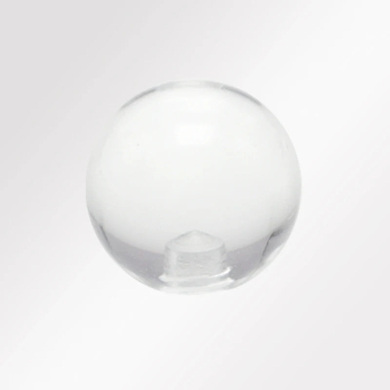 50Pcs Clear Acrylic Ball Piercing Jewelry Replacement Parts