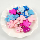 50Pcs Rabbit Shape Wooden Beads DIY Beaded Material Loose Bead Jewelry Baby Toy