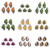50Pcs Acrylic Butterfly Angel Wings Charms Pendant DIY Jewelry Making