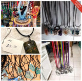 50Pcs Colorful Leather Cord Wax Rope Chain Necklace DIY Jewelry Making