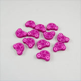 50Pcs Mini Cartoon Car Wooden Beads Kids Jewelry Baby Toys Accessories